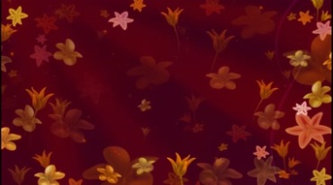 花儿花朵粒子动态背景视频素材