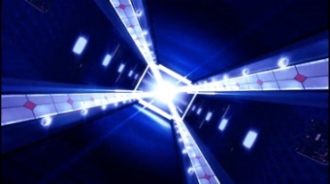 科技科幻通道隧道炫光快速穿梭视频素材