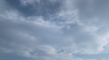 天空白色云层飘移视频素材