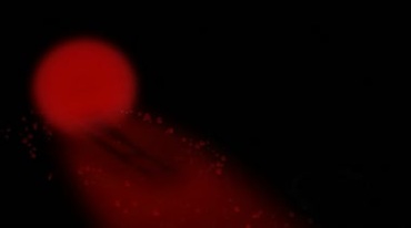 中国红闪亮粒子红花瓣特效视频素材