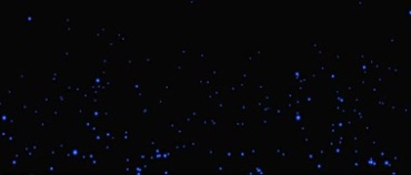 蓝色水晶荧光大树枝繁叶茂蝴蝶飞舞视频素材