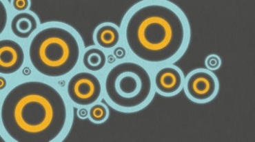 动态圆圈圆周卡通背景视频素材