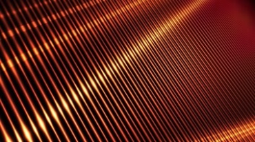 金色铜管金属管密集排列背景视频素材