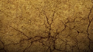 干裂土地黄土地裂缝动态延伸特效视频素材