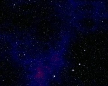 蓝色星空夜空粒子太空穿梭特效视频素材