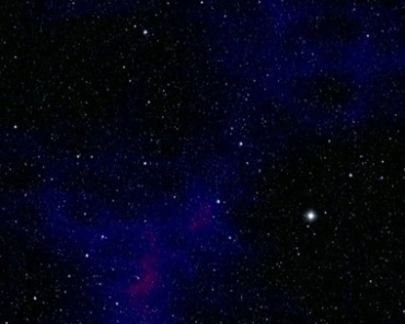 蓝色星空夜空粒子太空穿梭特效视频素材