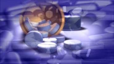药瓶药片药品药物动态背景视频素材