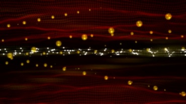 光斑光点网状网格波浪状动态背景视频素材