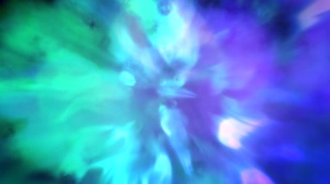蓝色朦胧动态光团光晕光云背景视频素材