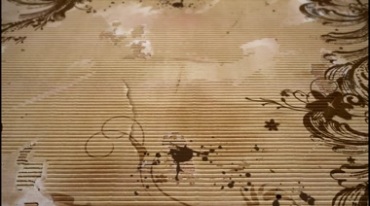古典花藤生长动态背景视频素材