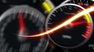 速度赛车码表油门加速动态背景视频素材
