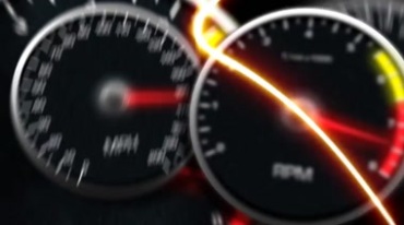 速度赛车码表油门加速动态背景视频素材