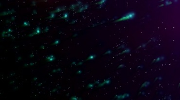 太空陨石粒子动态飞行特效视频素材