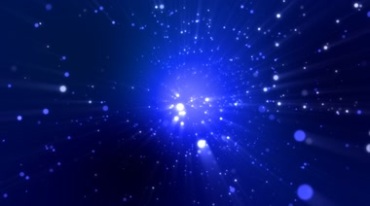 星空宇宙蓝色光线炫光粒子舞台屏幕背景视频素材