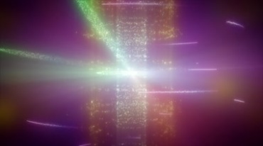 闪光粒子圆柱运动紫色镭射光效视频素材