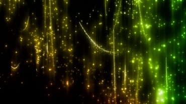 梦幻超炫绿光粒子动态光效视频素材