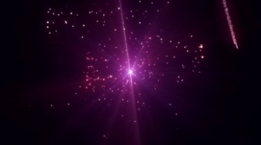 紫色闪光粒子梦幻场景动态特效视频素材