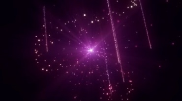紫色闪光粒子梦幻场景动态特效视频素材