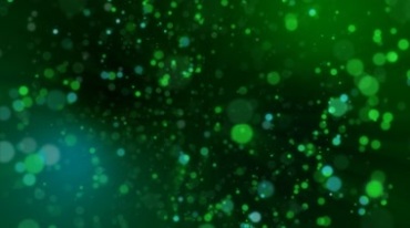 绿色炫光圆斑圆圈粒子动态背景视频素材