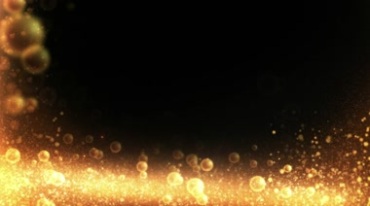 金色气泡粒子庆典晚会屏幕背景视频素材