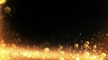 金色气泡粒子庆典晚会屏幕背景视频素材