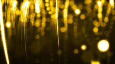 金色粒子光线模糊朦胧回忆光斑光圈视频素材
