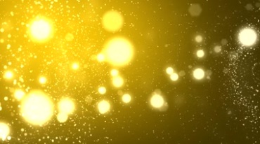 金色光点粒子圆斑光效视频素材