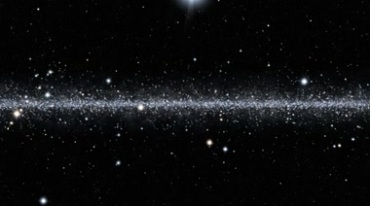宇宙星空粒子银河星际碎片陨石阵影视特效视频素材