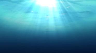 海洋水面海水光线太阳光照射视频素材