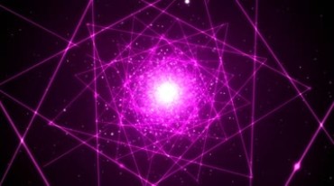 紫红梦幻魔幻激光几何图形线条光线视频素材