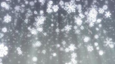 雪花下雪飘落动画镜头视频素材