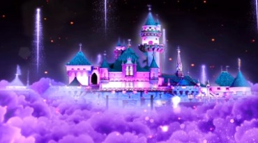 梦幻童话城堡视频素材