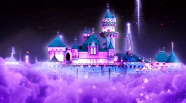 梦幻童话城堡视频素材