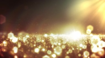 金光绚烂粒子光线光斑动态特效视频素材
