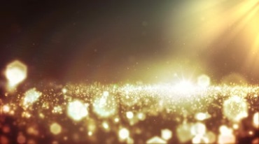金光绚烂粒子光线光斑动态特效视频素材