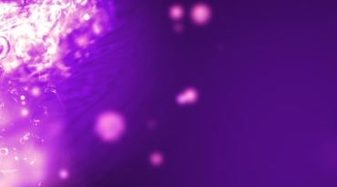 紫色光照水波纹粒子视频素材