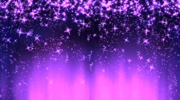 紫色星星粒子光线幕墙彩幕视频素材