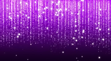 紫色瀑布珠帘字母光珠掉落特效视频素材