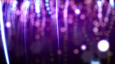 唯美紫色粒子光线光斑镜头视频素材