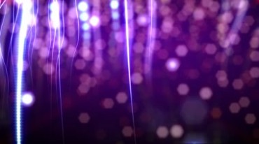 唯美紫色粒子光线光斑镜头视频素材