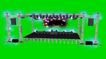 舞台灯光屏幕绿屏抠像特效视频素材