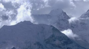 喜马拉雅山脉珠穆朗玛峰雪山视频素材