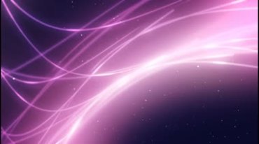 星空中紫色绚丽线条须子漂浮视频素材