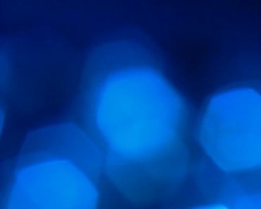 蓝色六角光斑亮斑动态特效视频素材