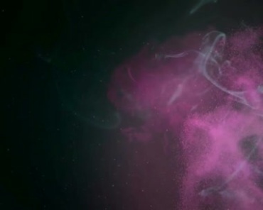紫色烟雾烟气粒子喷射漂浮弥漫视频素材