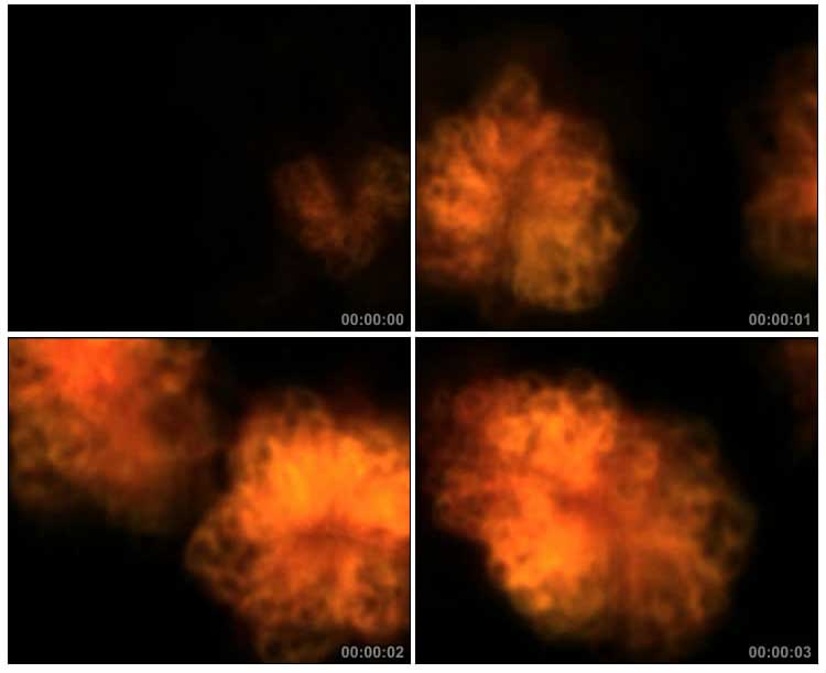火气火光火焰火团闪现视频素材