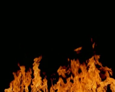 火苗火焰大火燃烧黑屏抠像特效视频素材