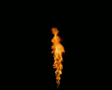 火焰燃烧喷火苗黑屏抠像特效视频素材