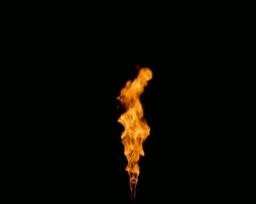 火焰燃烧喷火苗黑屏抠像特效视频素材