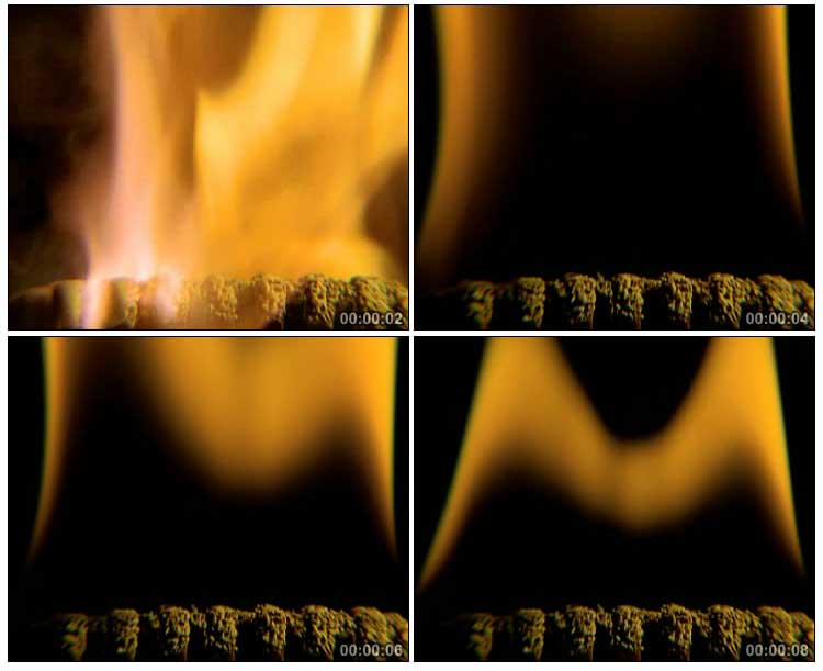 火焰燃烧火药点燃大火动态特效视频素材
